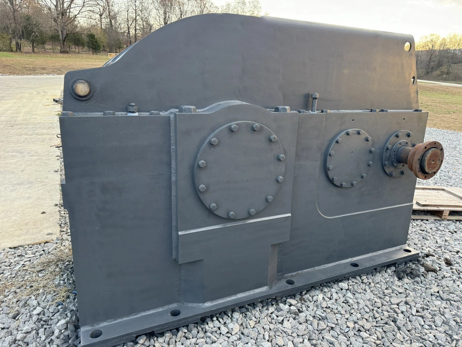 USED FALK ENCLOSED GEAR DRIVE SPEED REDUCER 38.59 RATIO 2180YN2