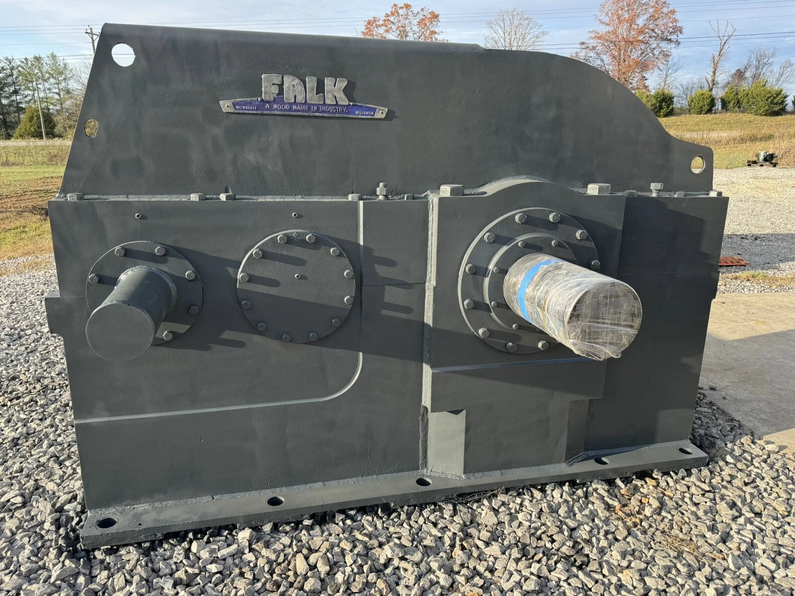 USED FALK ENCLOSED GEAR DRIVE SPEED REDUCER 38.59 RATIO 2180YN2-B