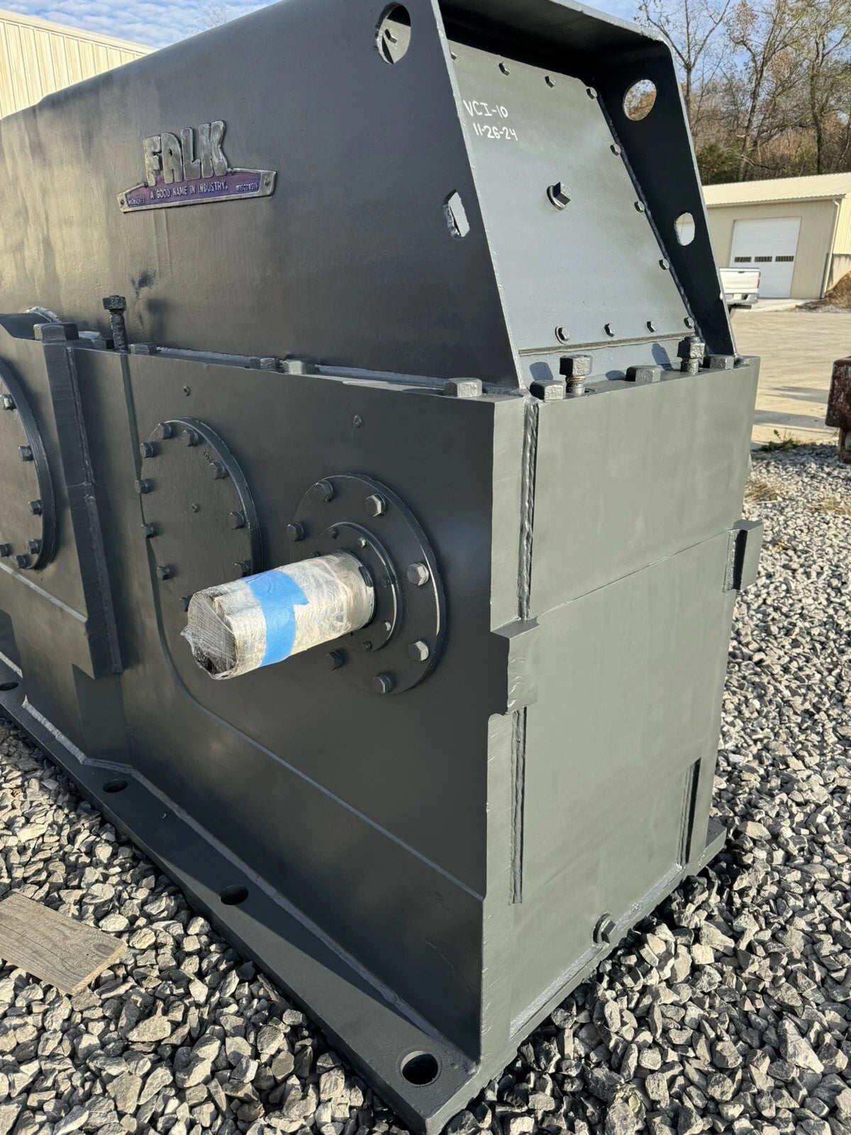 USED FALK ENCLOSED GEAR DRIVE SPEED REDUCER 38.59 RATIO 2180YN2-B