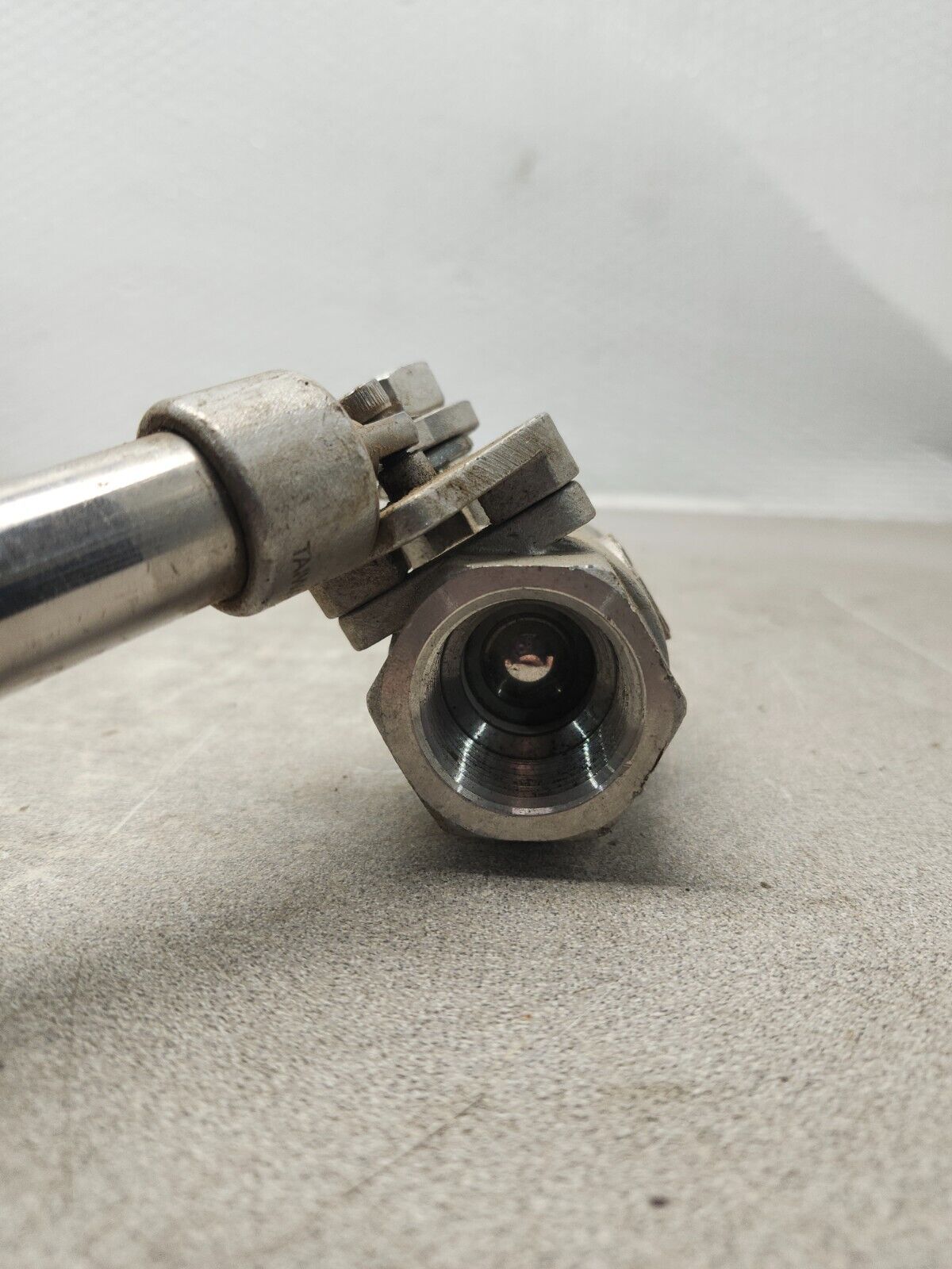 USED SHARPE SANITARY STAINLESS BALL VALVE 1'' 54576