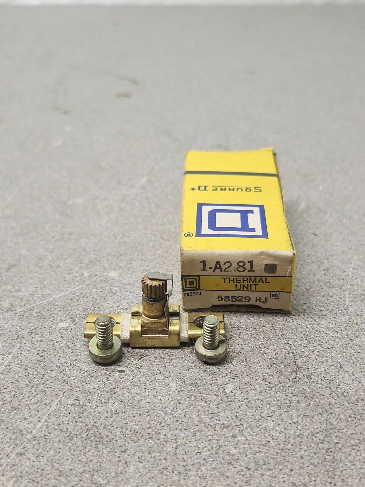 NEW IN BOX LOT OF 28 SQUARE D Overload Relay Thermal Unit 1-A2.81