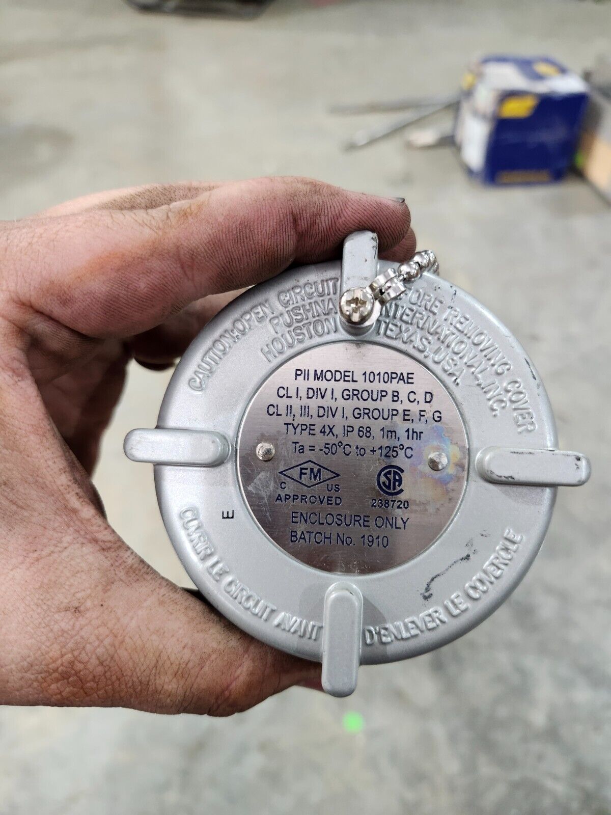 NEW NO BOX LOT OF 2 PUSHNA Thermocouple head WITH 14'' STEAM PII Model 1010PAE