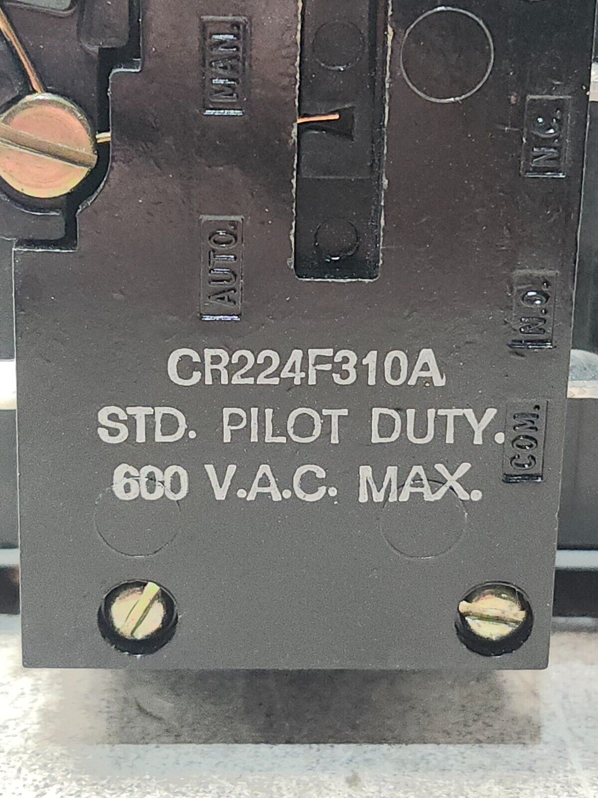 NEW NO BOX GENERAL ELECTRIC OVERLOAD RELAY CR224F310A