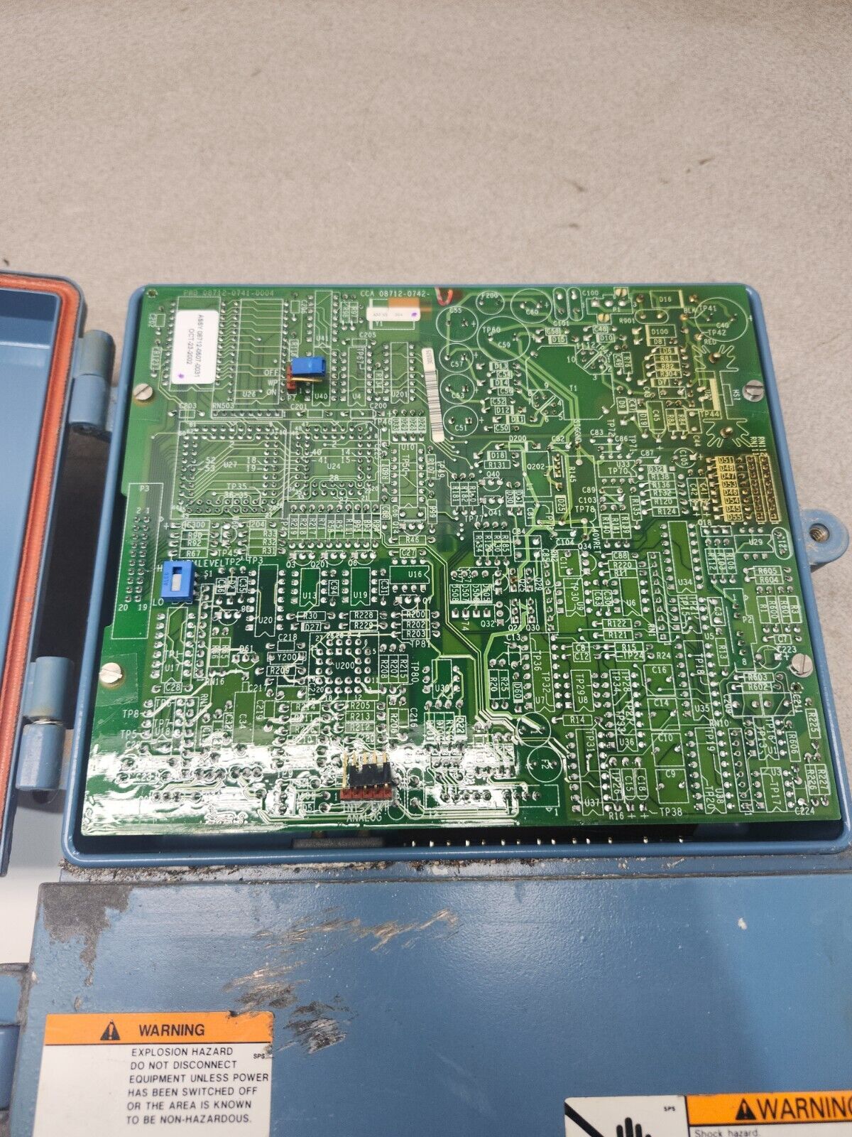 USED ROSEMOUNT MAGNETIC FLOW TRANSMITTER MODEL 8712C R12N0F0235