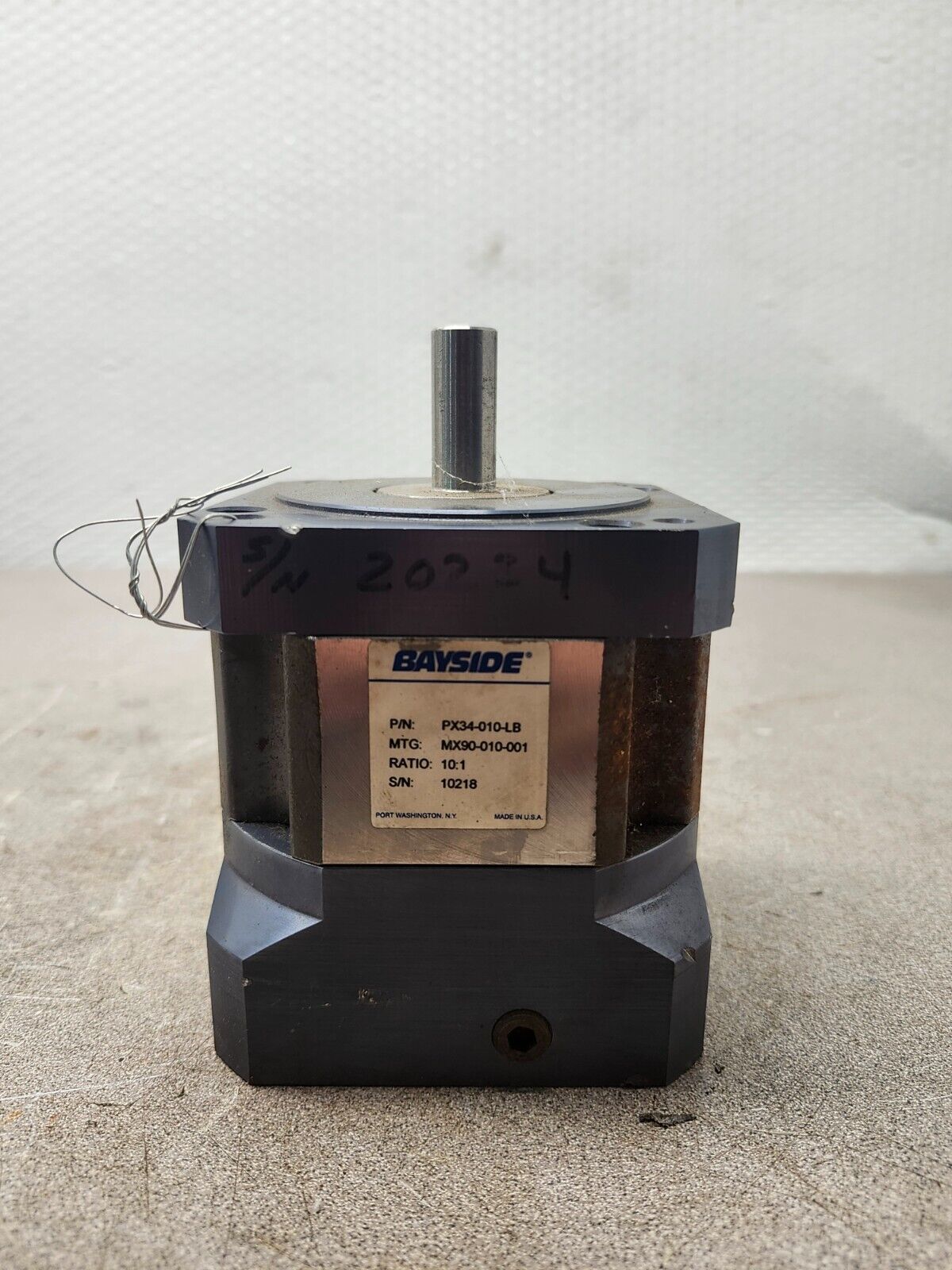 NEW NO BOX BAYSIDE Planetary Gearhead 10:1 Ratio PX34-010-LB