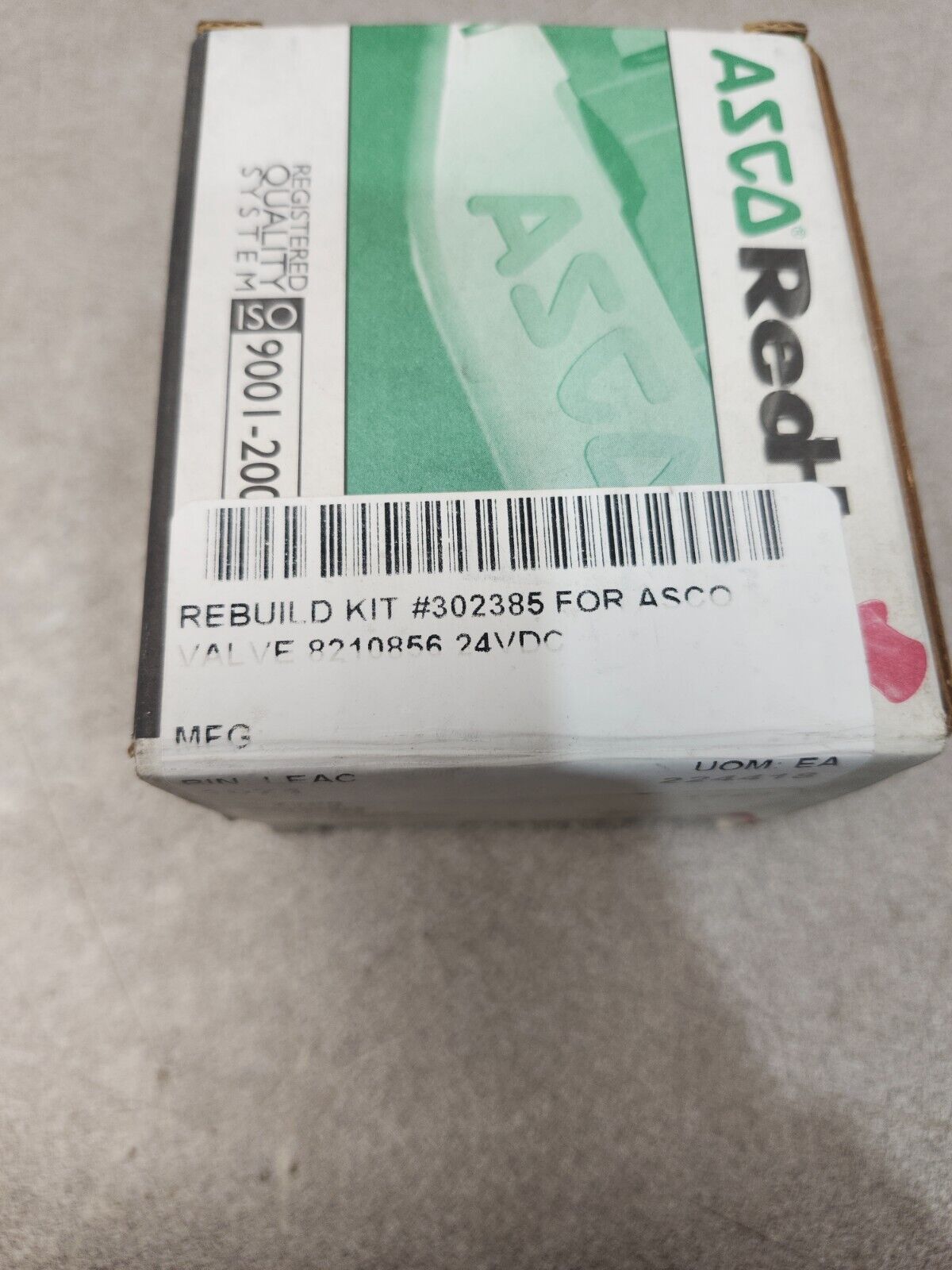 NEW IN BOX ASCO SPARE PARTS VALVE REPAIR KIT RED HAT VALVES 302385