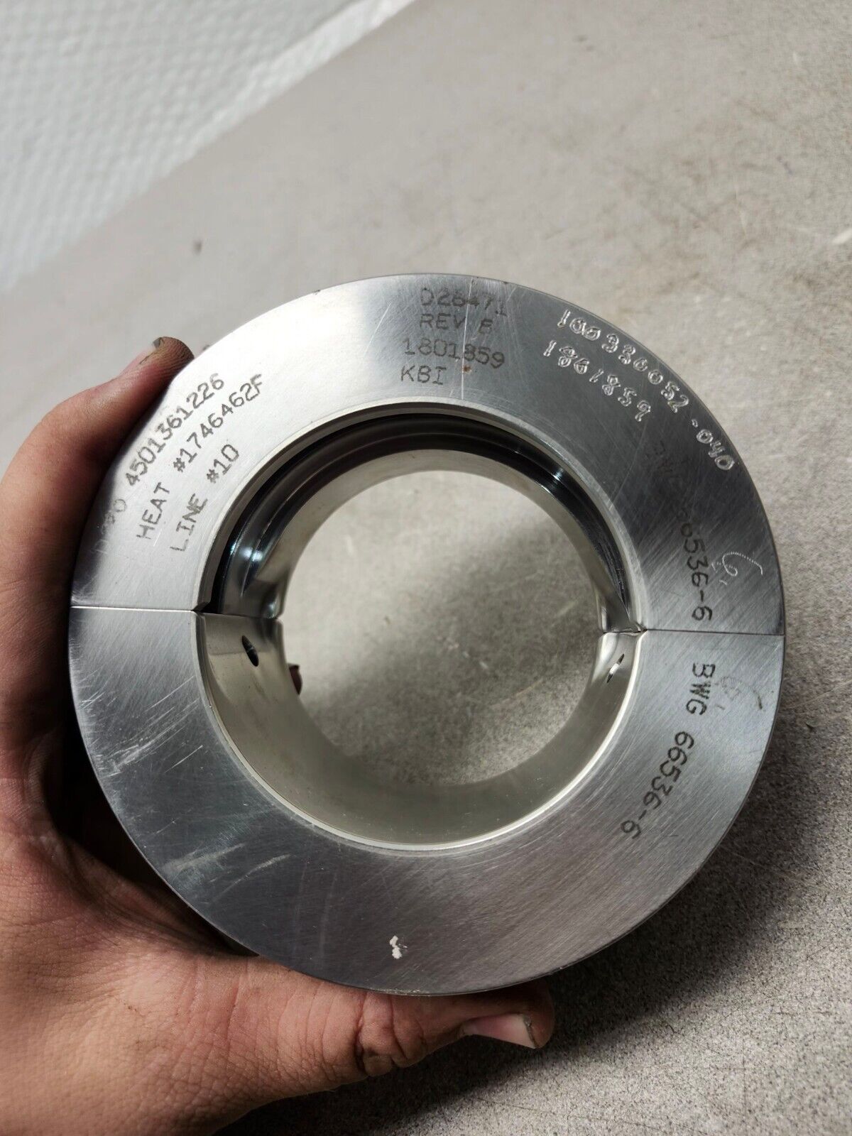 NEW IN BOX SULZER PUMPS JOURNAL BEARING 1801859 BWG66536-6