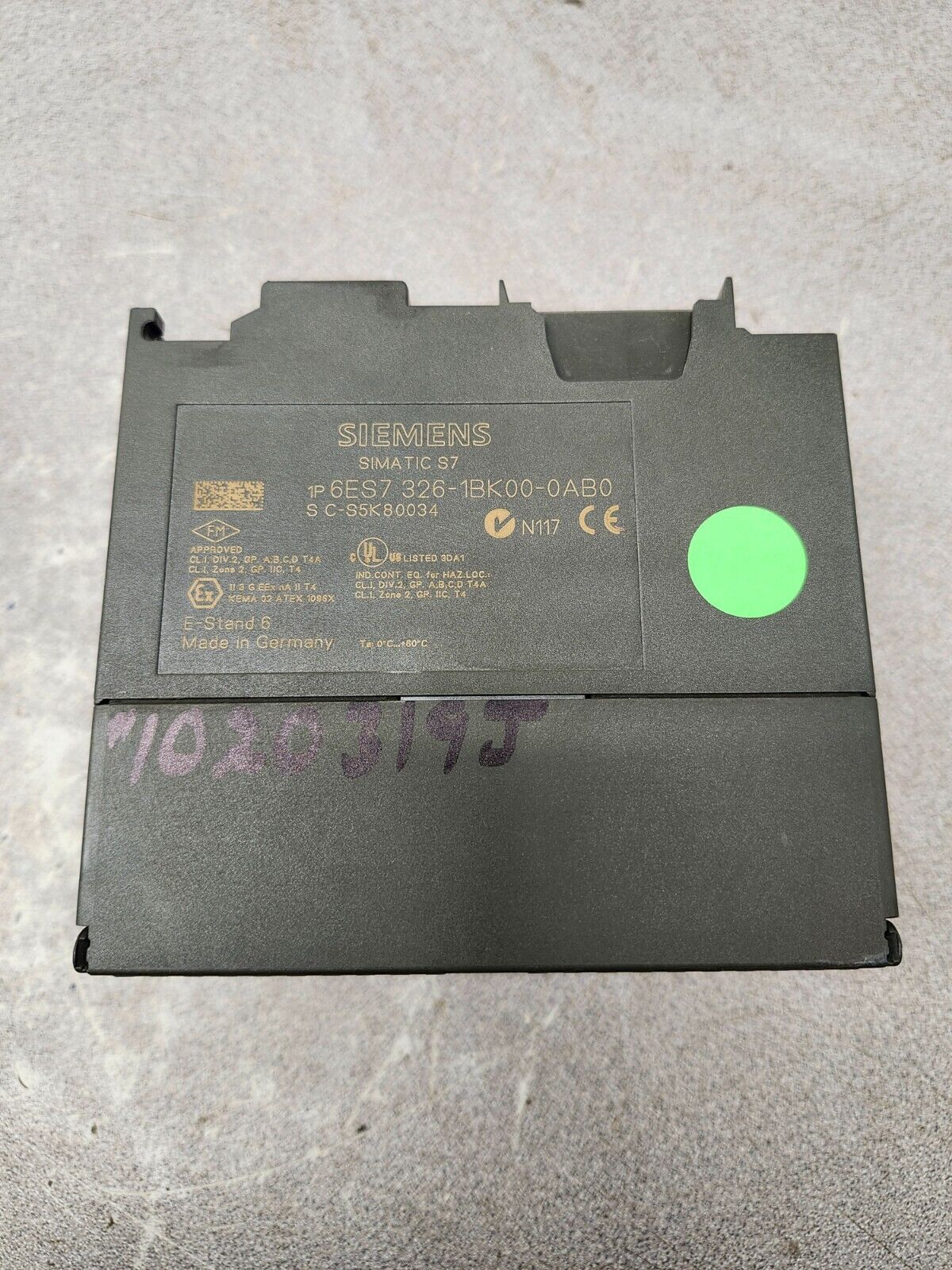 USED SIEMENS Digital Input Module 6ES7 326-1BK00-0AB0