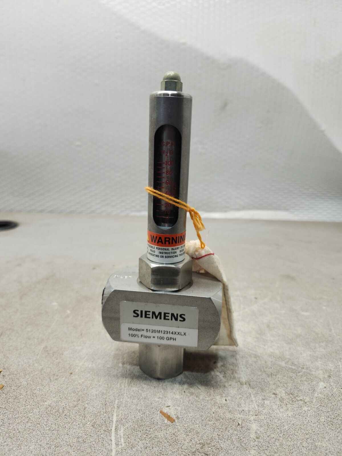 NEW IN BOX SIEMENS Armored Purge Flowmeter 5120M12314XXLX