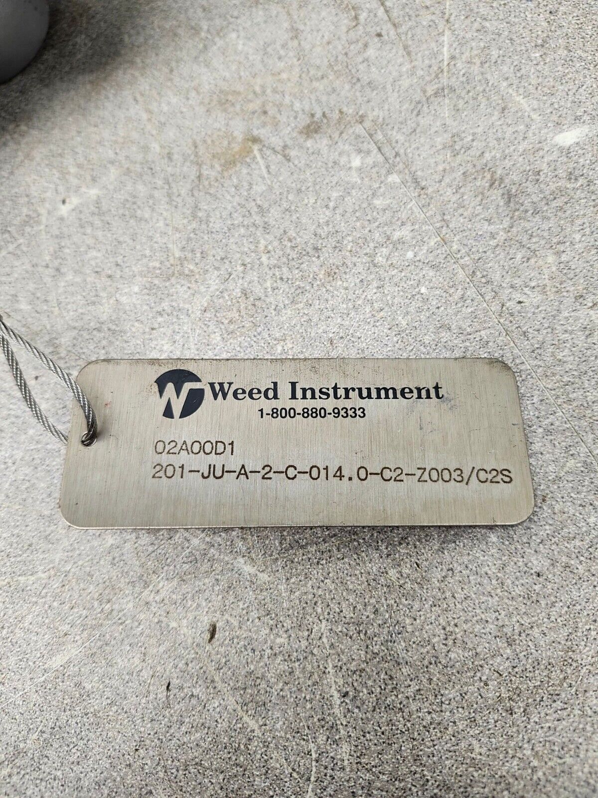 NEW NO BOX WEED INSTRUMENT SENSOR 02A00D1 201-JU-A-2-C-014.0-C2-Z003/C2S