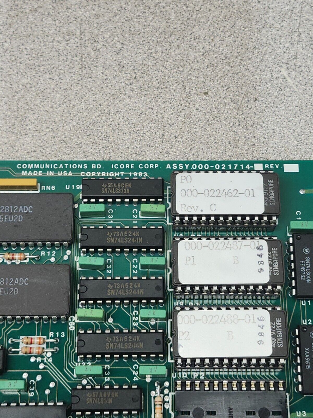 NEW IN BAG ICORE COMMUNICATIONS BOARD ASSY.000-021714