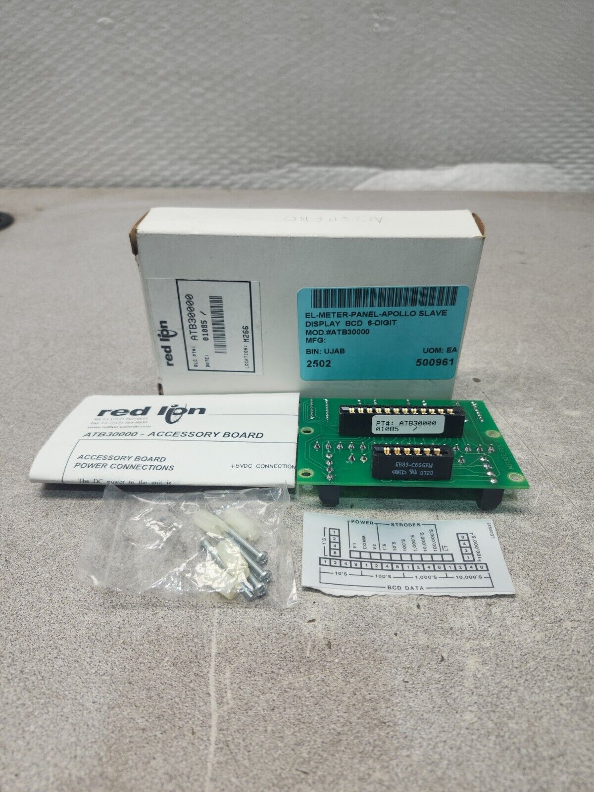 NEW IN BOX LOT OF 2 RED LION Accessory Board Pcb ATB30000