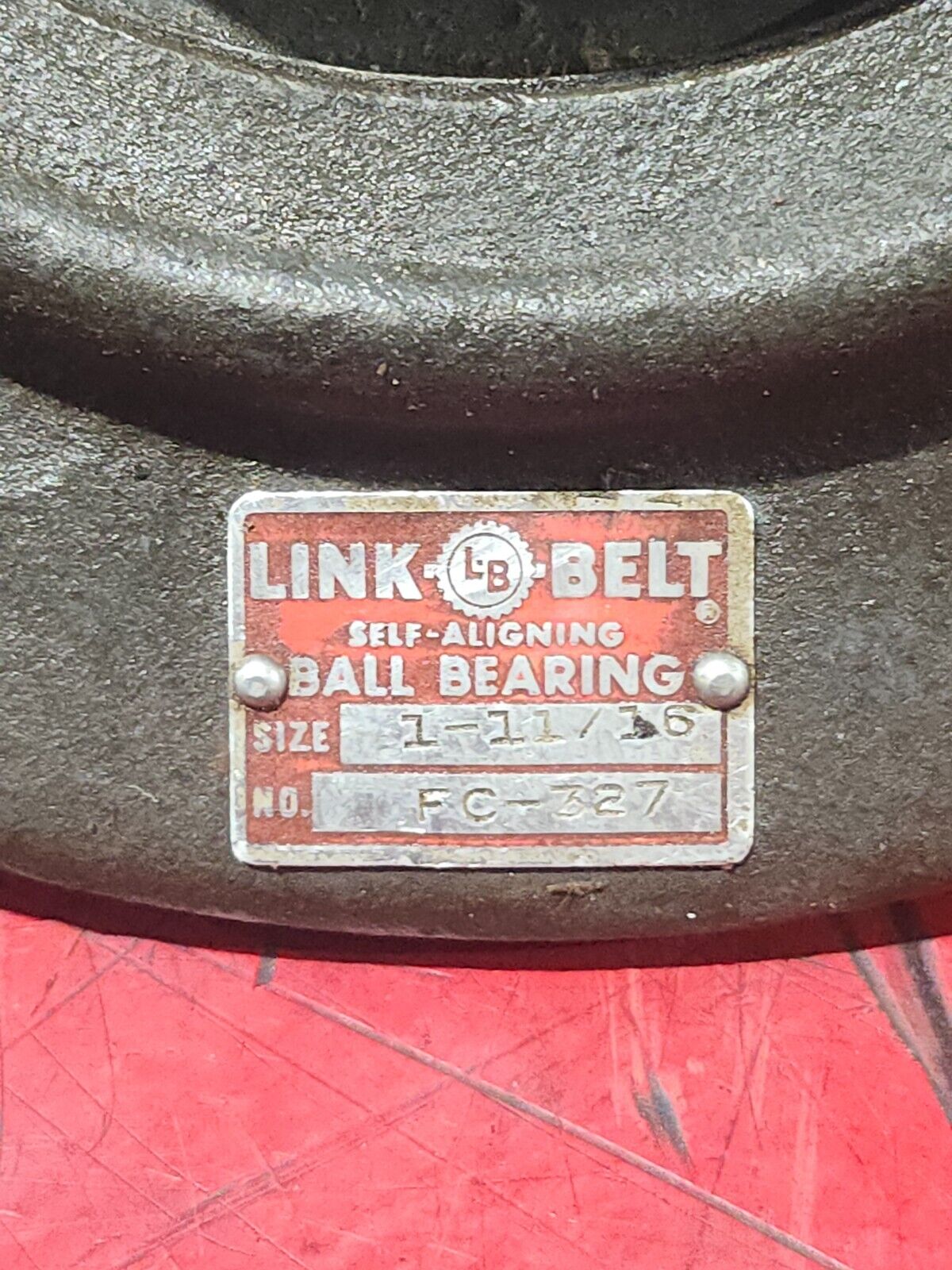 NEW NO BOX LINK-BELT Flange-Mount Ball Bearing 1-11/16'' 4-Bolt MOUNT FC-327