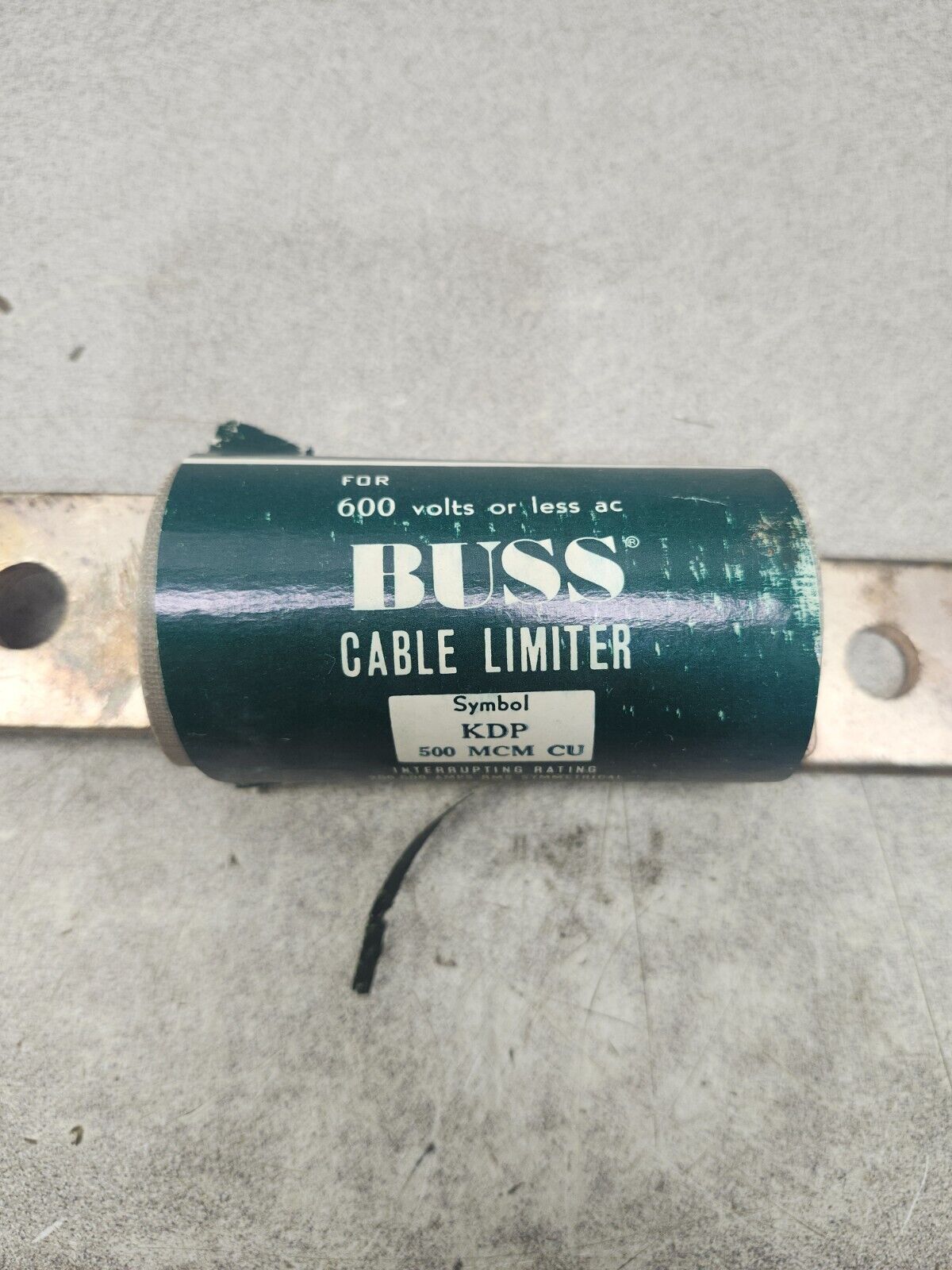 NEW IN BOX LOT OF 2 BUSSMAN Cable Limiter Fuse 500 MCM KDP