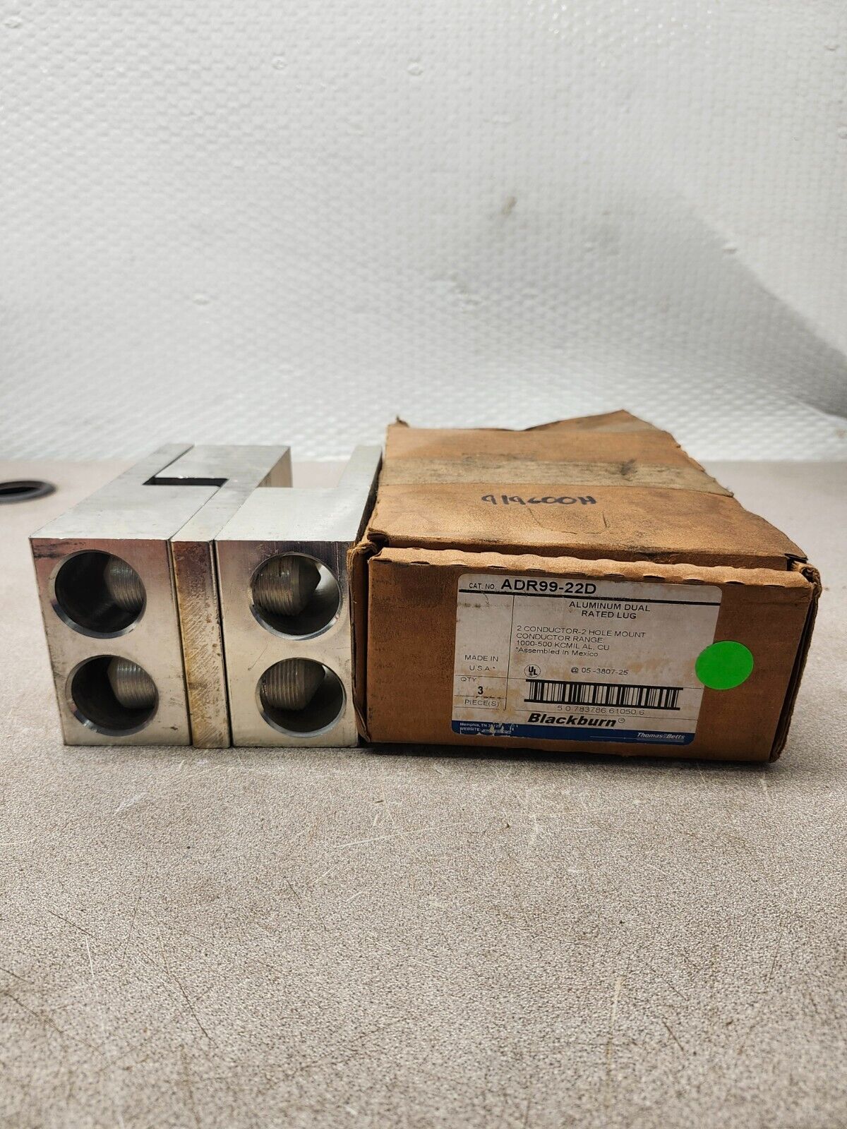 NEW IN BOX LOT OF 3 BLACKBURN TYPE ADR-ALCUL TWO-CONDUCTOR ADR99-22D