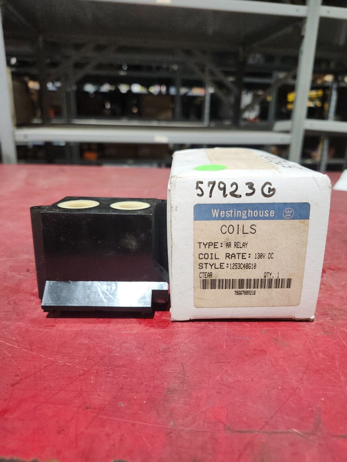 NEW IN BOX WESTINGHOUSE COIL AR RELAY 130VDC 1253C48G10