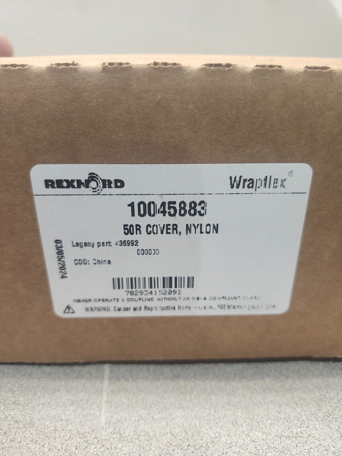 NEW IN BOX FALK WRAPFLEX 50R COVER NYLON 10045883