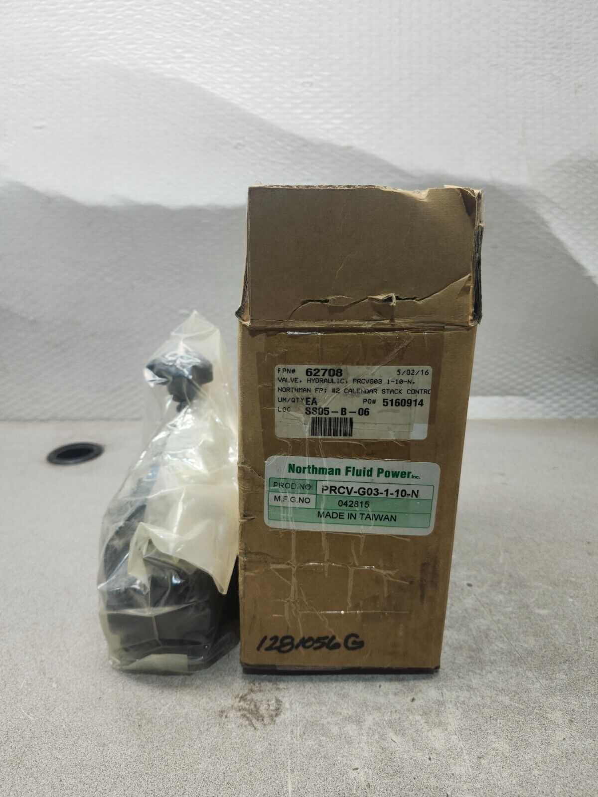 NEW IN BOX NOETHMAN FLUID POWER HYDRAULIC PRESSURE RELIEF VALVE PRCV-G03-1-10-N