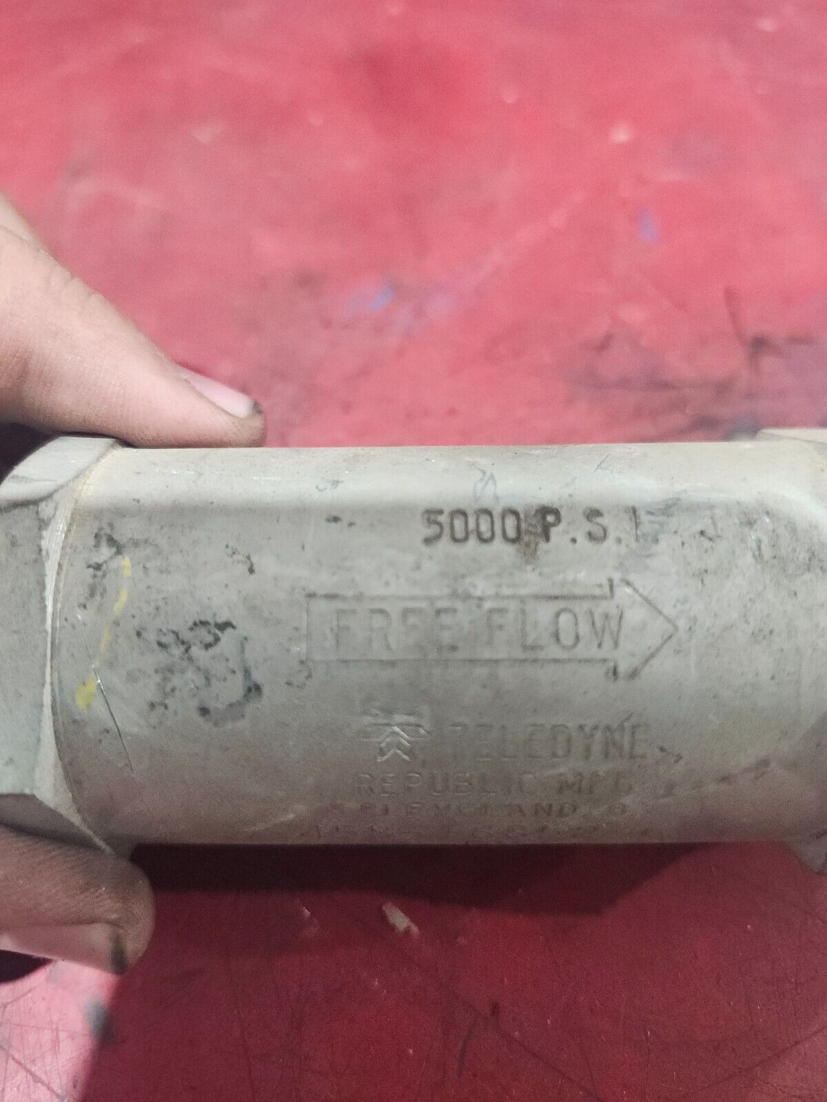 NEW NO BOX TELEDYNE REPUBLIC HIGH PRESSURE CHECK VALVE 5000PSI