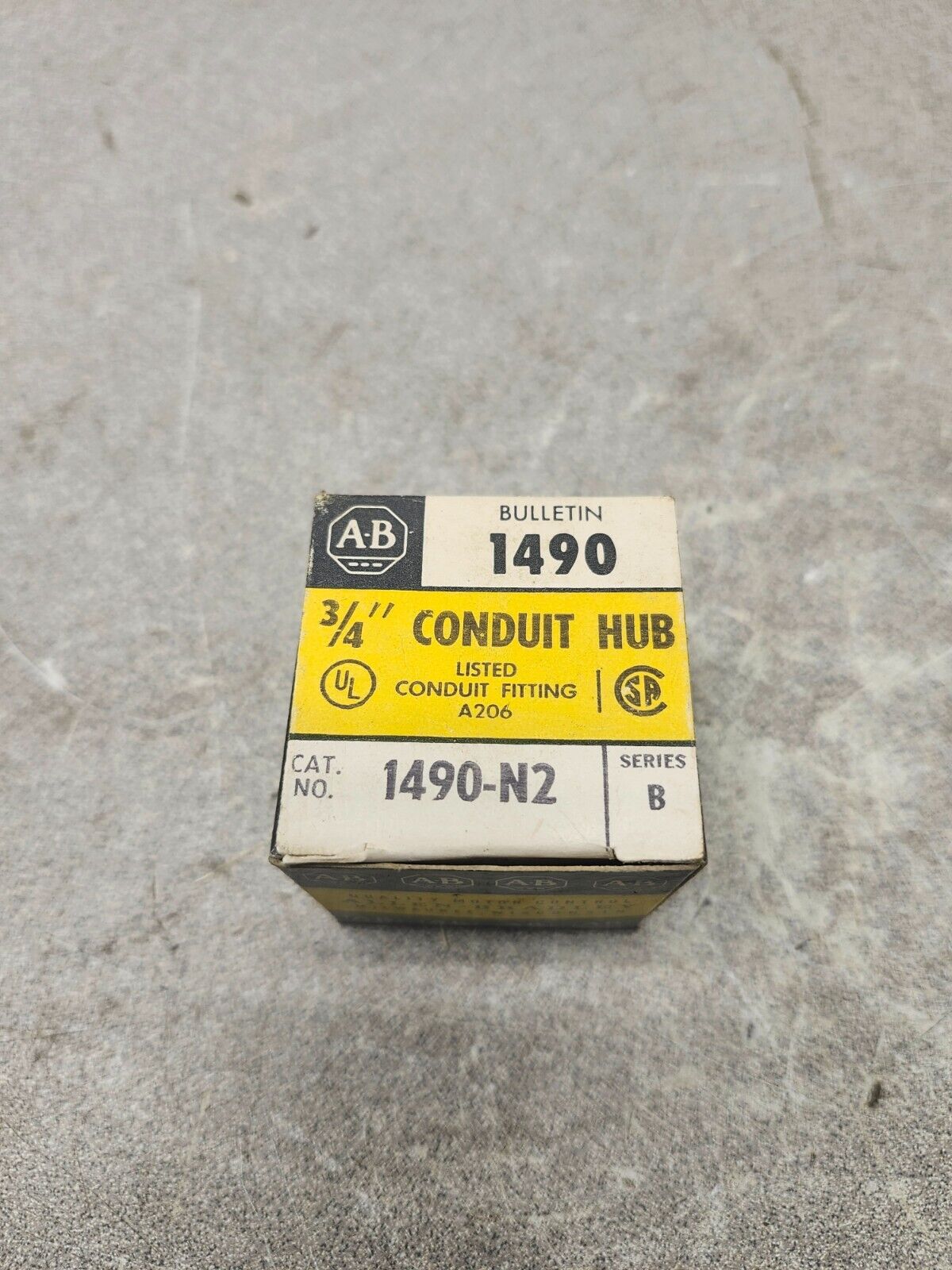 NEW IN BOX LOT OF 20 Allen Bradley Conduit Hub 3/4" 1490-N2