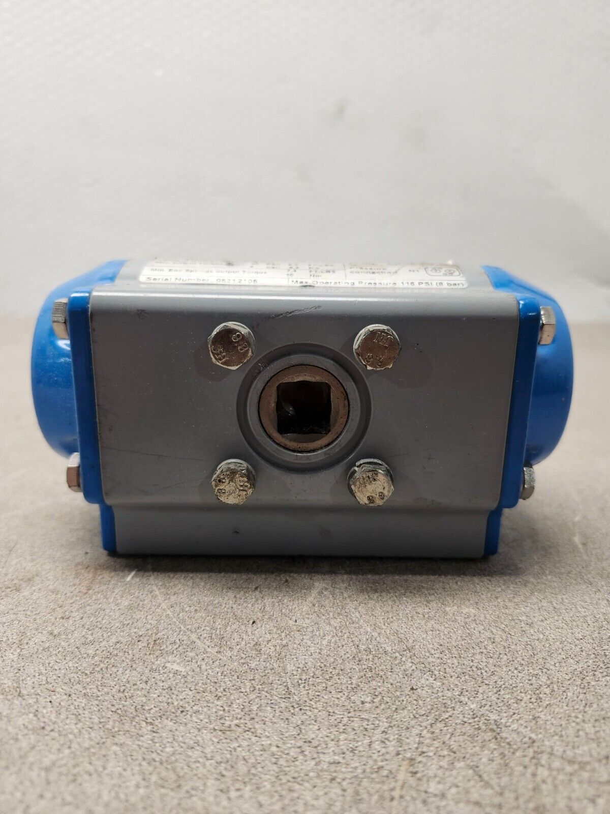 USED Jamesbury Spring Return Valve Actuator VPVL100 SR4/5 B C