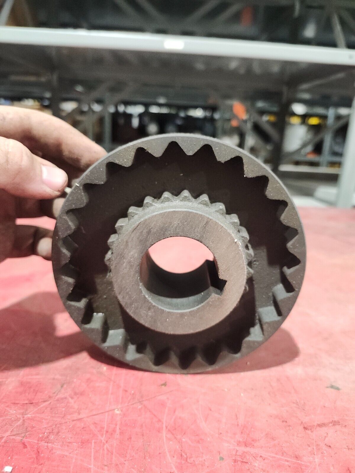 NEW IN BOX RWI 8S COUPLING FLANGE WITH KEYWAY 1-5/8'' BORE