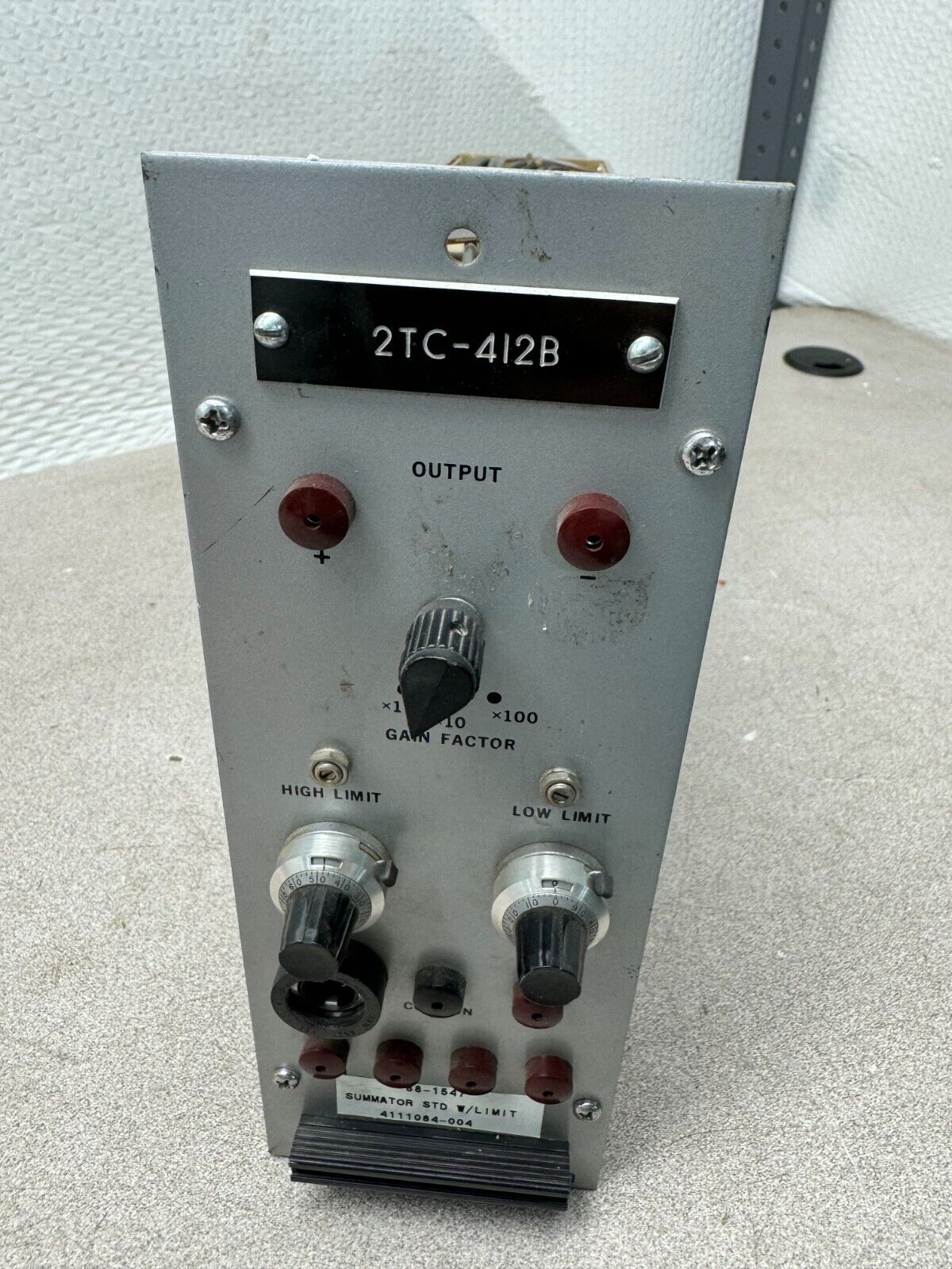 NEW SURPLUS WESTINGHOUSE HAGAN MODEL 111 SUMMATOR 4111084-004