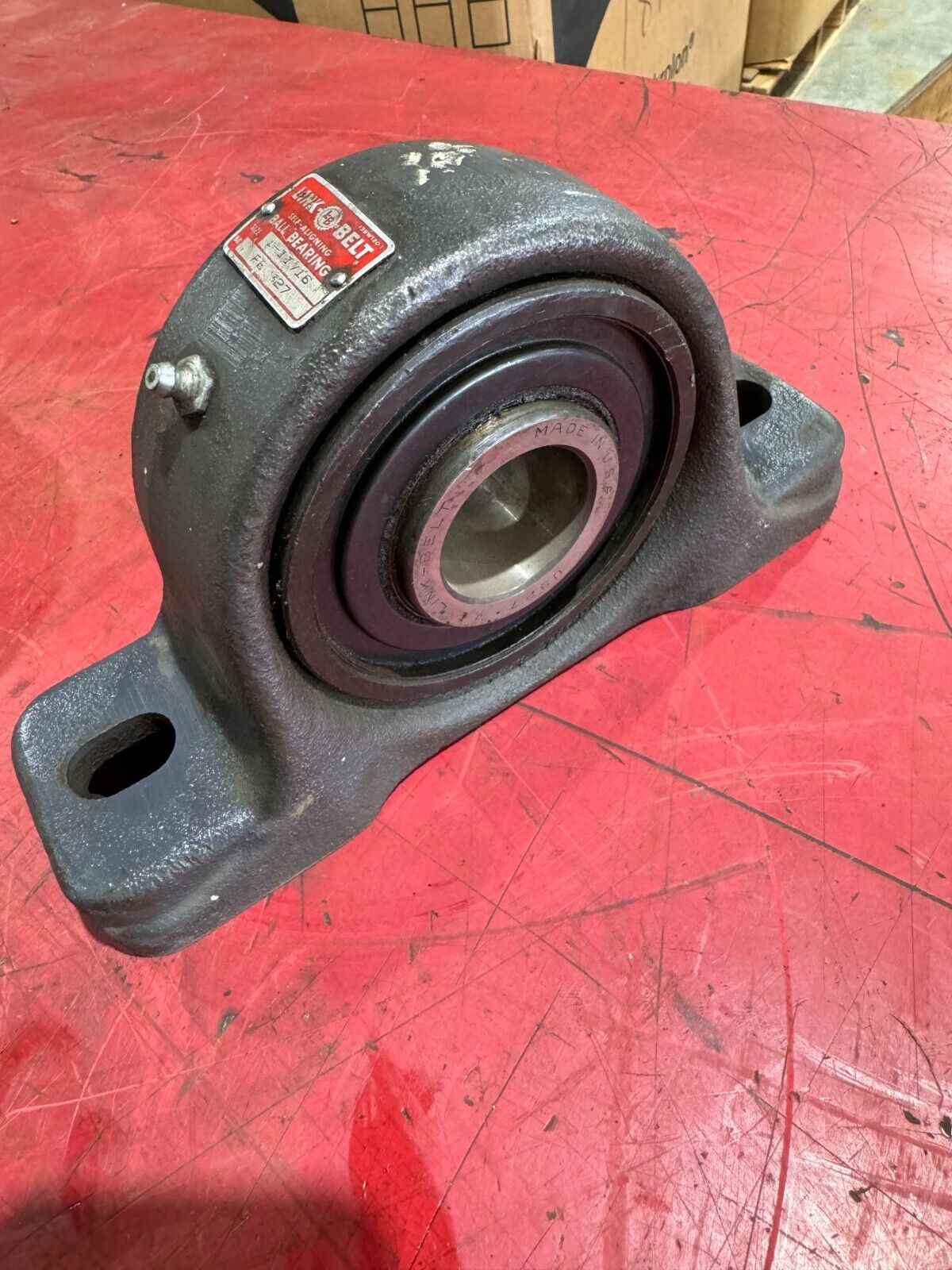 NEW LINK-BELT PE327 2-BOLT PILLOW BLOCK BEARING 1-11/16" BORE PE 327