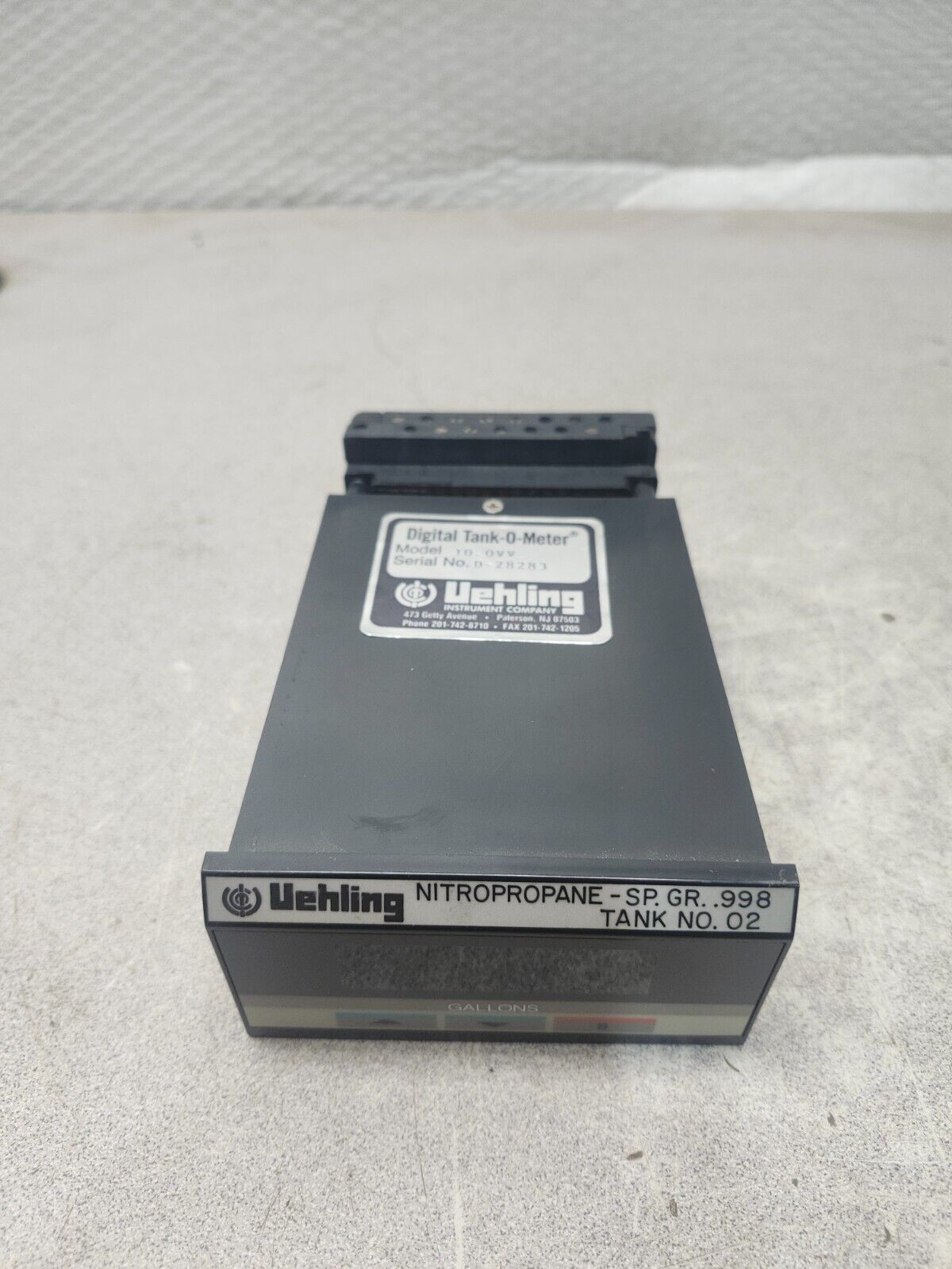 USED UEHLING DIGITAL TANK-O METER 10.0VV
