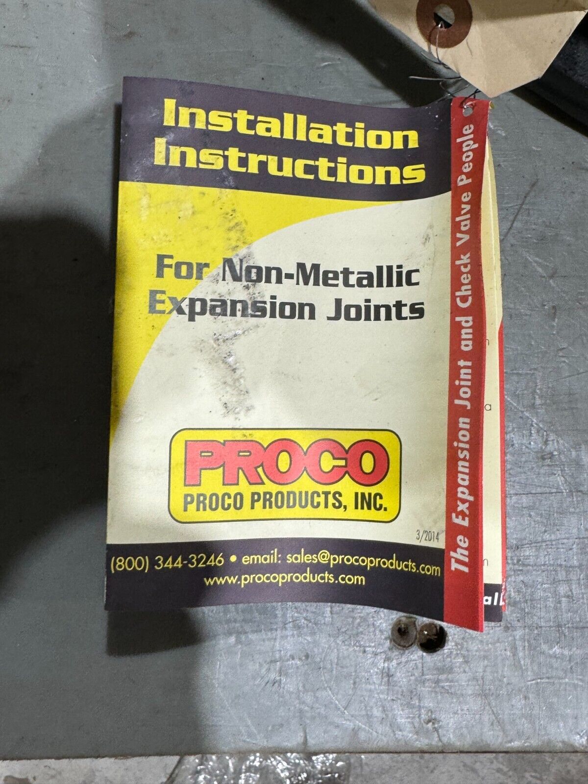 NEW PROCO 12" X 8" TYPE BB EXPANSION JOINT STYLE 231