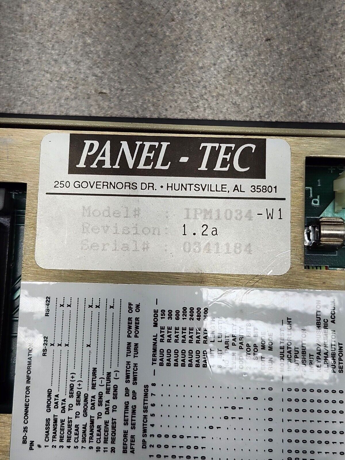 NEW PANEL-TEC SMART PANEL IPM1034-W1