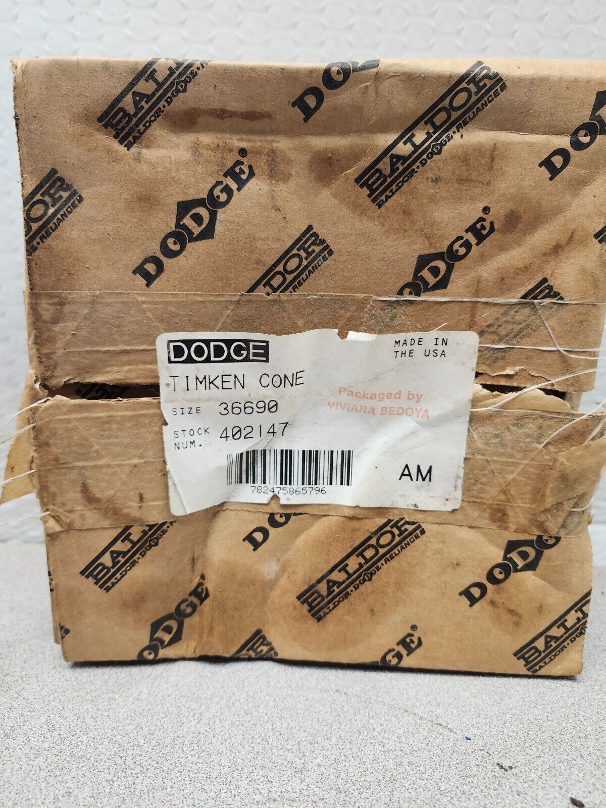 NEW IN BOX DODGE Tapered Roller Bearing TIMKEN CONE 36690