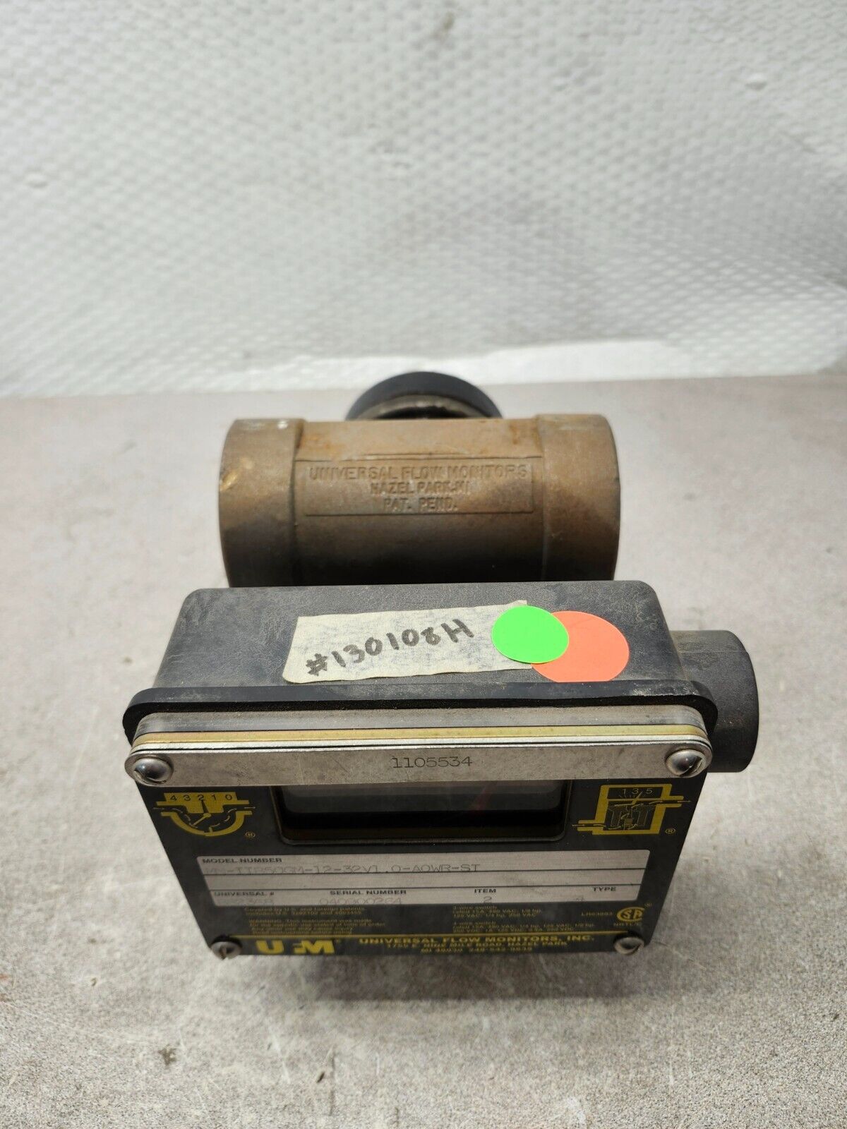 NEW NO BOX UFM UNIVERSAL FLOW MONITOR MN-TTB50GM-12-32V1.0-A0WR-ST