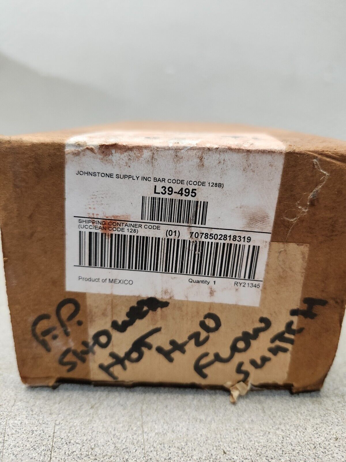 NEW IN BOX PENN JOHNSON CONTROL FLOW SWITCH F61 SERIES L39-495