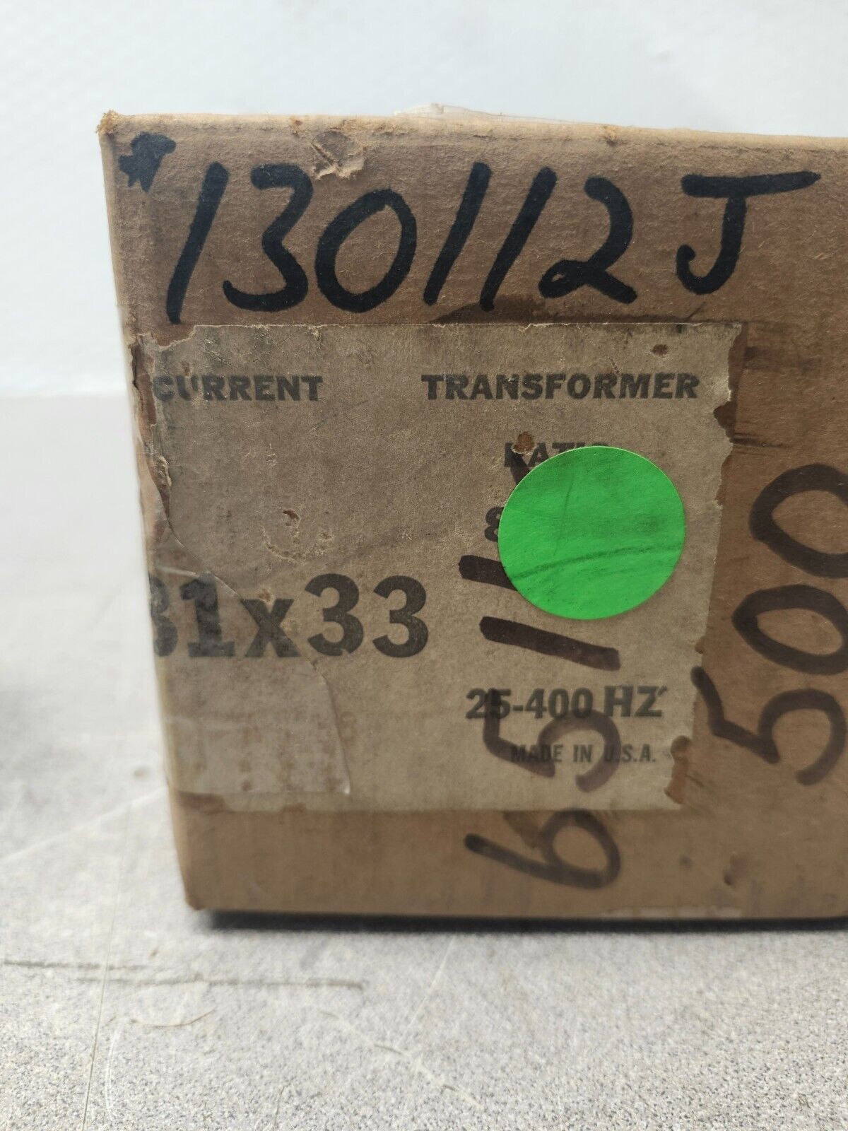 NEW IN BOX GENERAL ELECTRIC CURRENT TRANSFORMER JCH-0 800:5 AMP