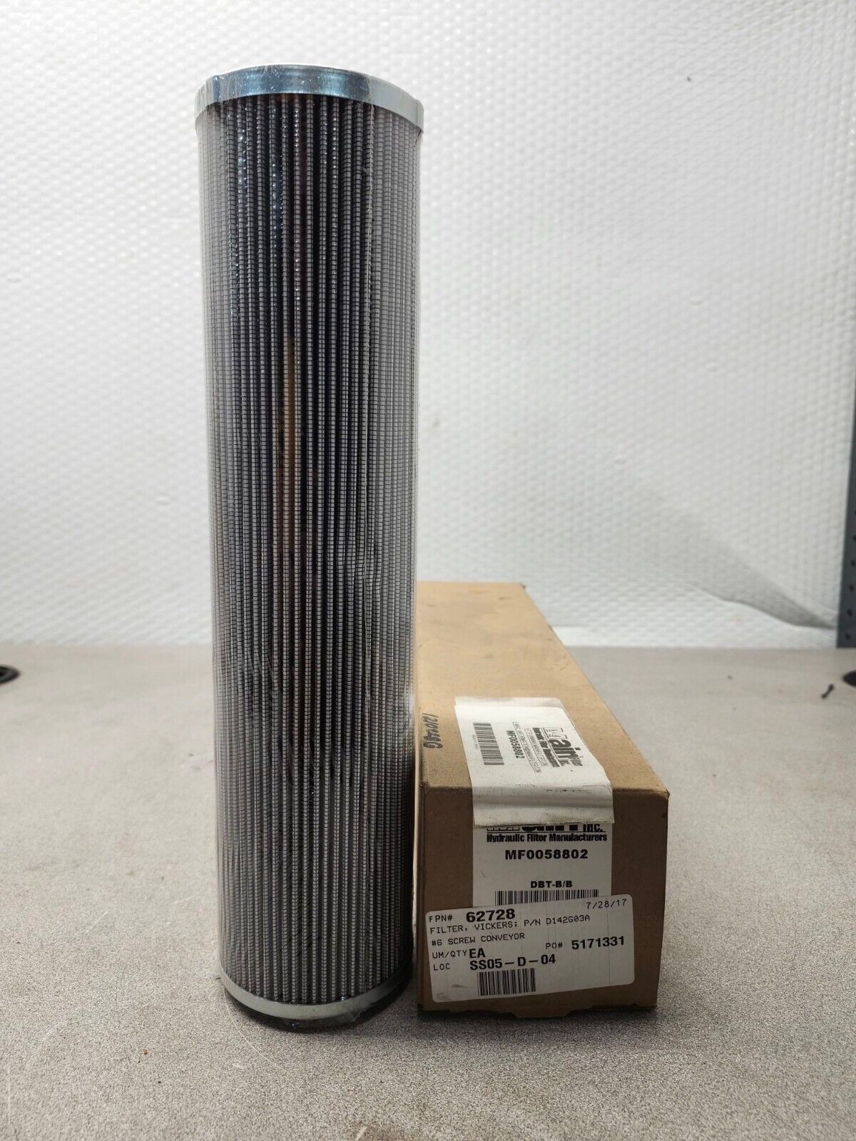 NEW IN BOX MAIN FILTER MF0058802