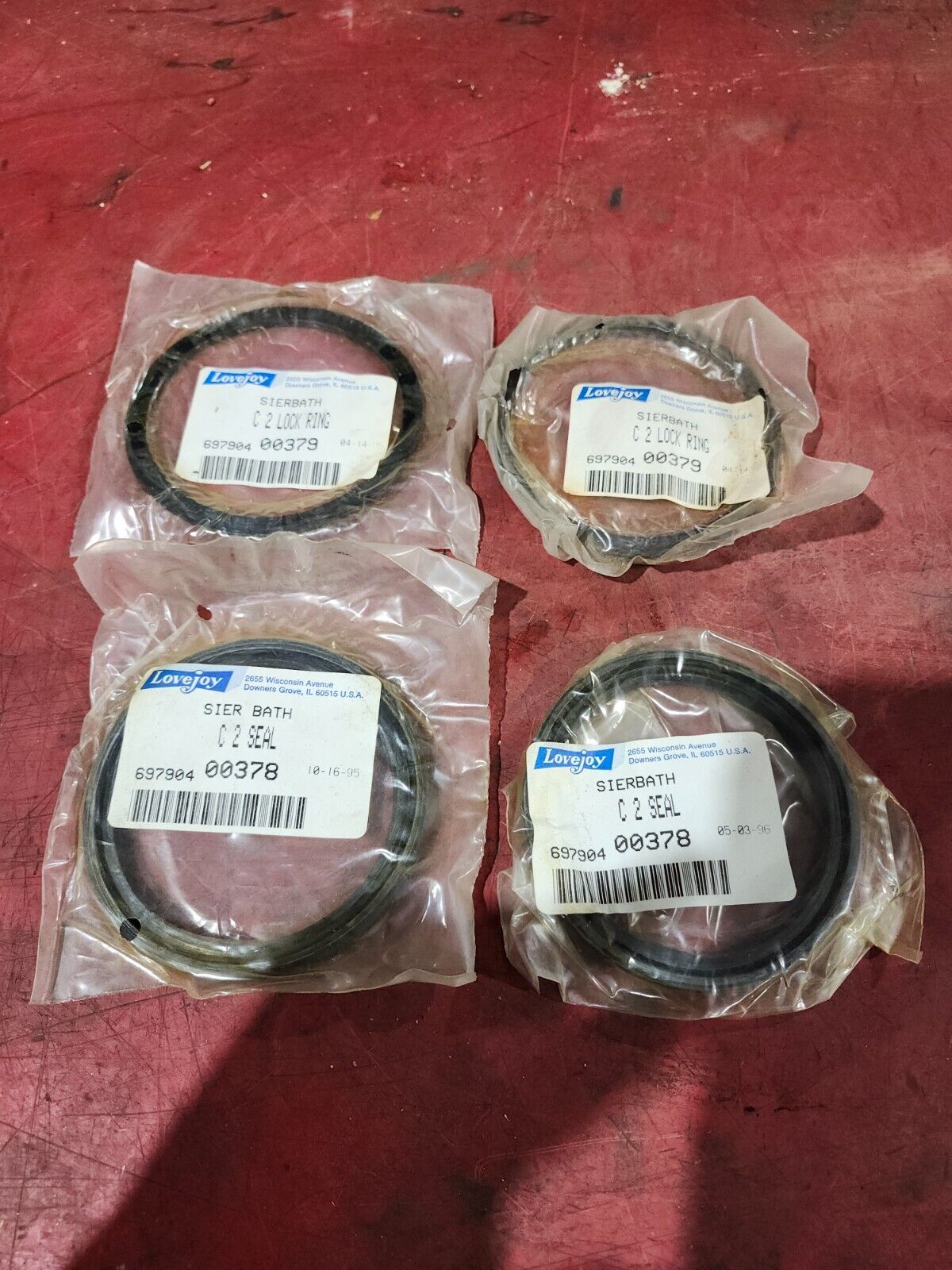 NEW IN BOX Lovejoy Sier Bath Gear Coupling C-2 01224 W/ (4) SIER BATH C 2 SEAL