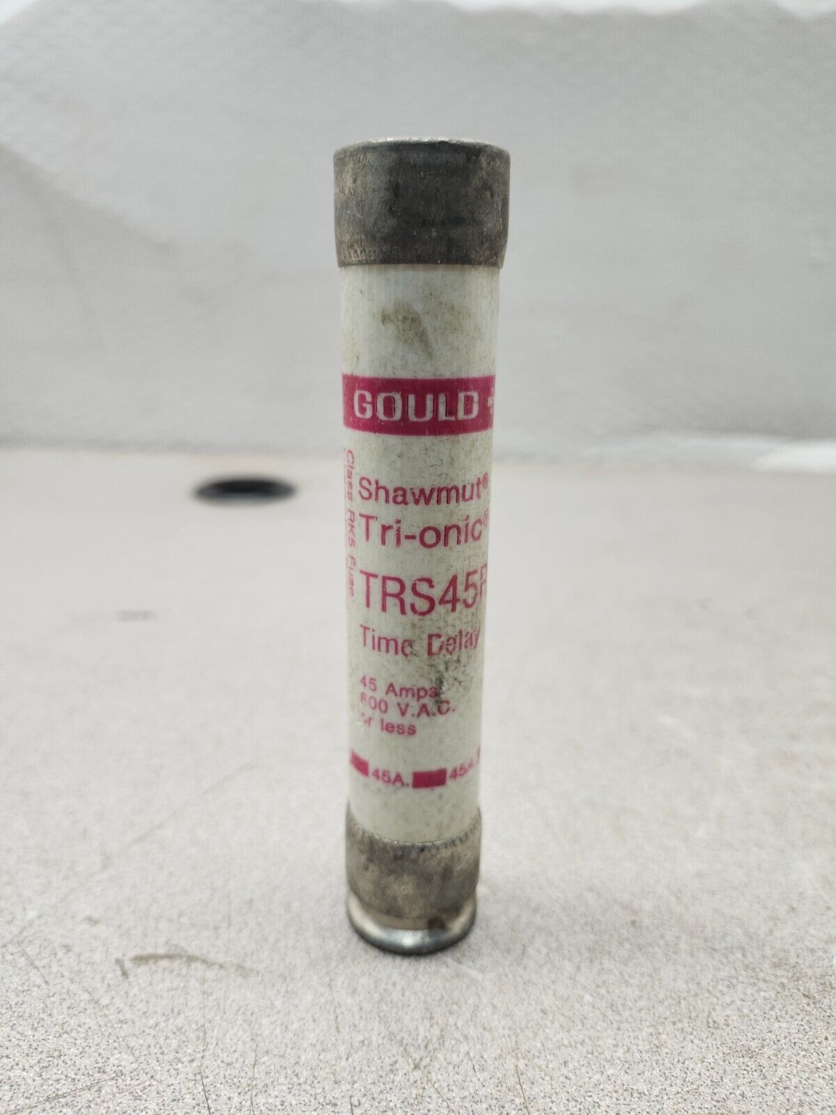 NEW NO BOX LOT OF 6 GOULD Fuses 45A 600V Dual-Element Time Delay TRS45R