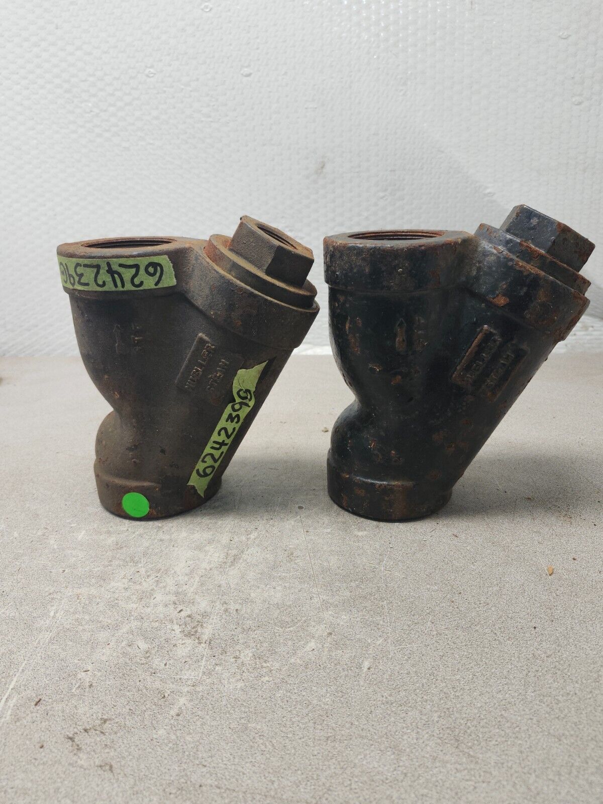 USED LOT OF 2 MUELLER STEAM Y STRAINER 2'' 2.0-11M-01