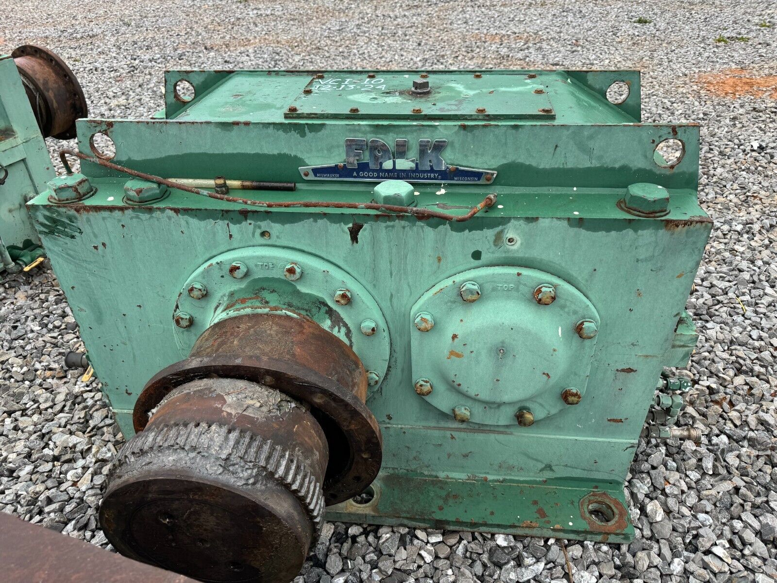 USED FALK ENCLOSED GEAR DRIVE SPEED REDUCER 3.692 RATIO 485A1-AS