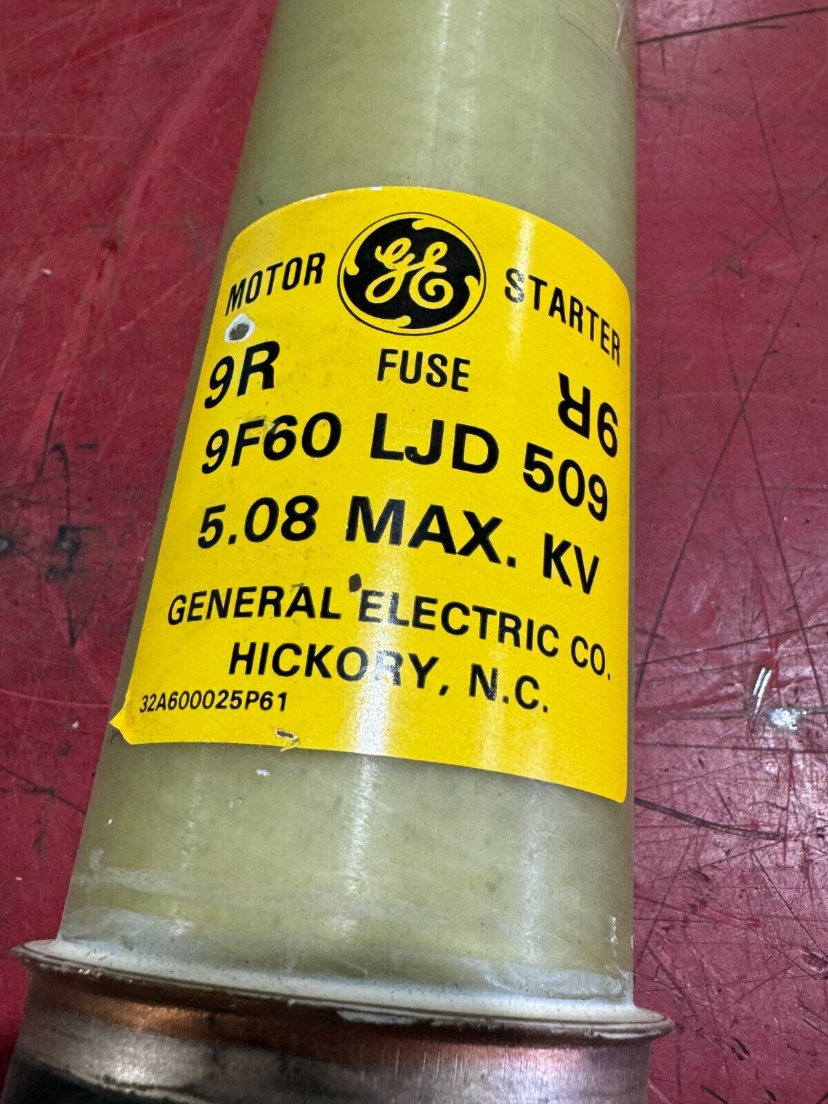 NEW SURPLUS GENERAL ELECTRIC EJ-2D 5.08 MAX KV FUSE 9F60LJD509