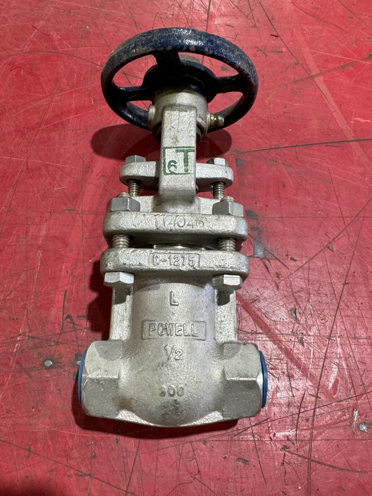 NEW POWELL 1/2" CLASS 300 WOG 720 GATE VALVE FIG. 2466 STEM 316