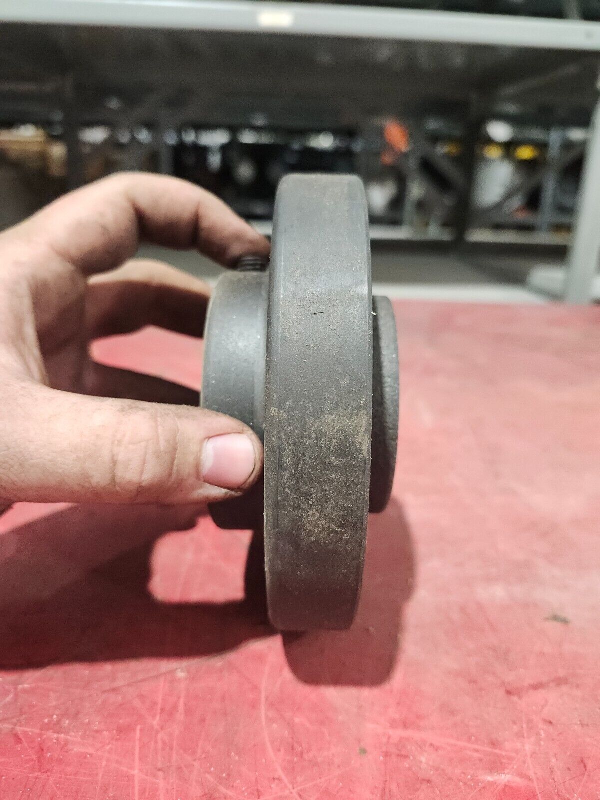 NEW IN BOX RWI 8S COUPLING FLANGE WITH KEYWAY 1-5/8'' BORE