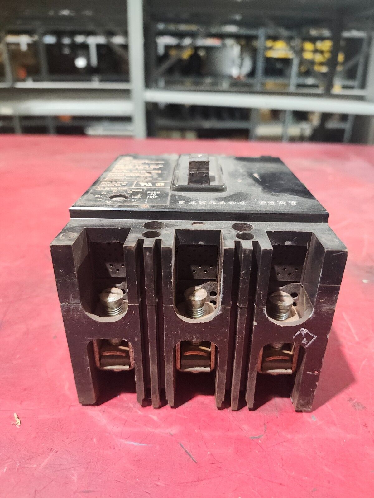 USED WESTINGHOUSE MOTOR CIRCUIT BREAKER 600V 3 POLE 2610D55G03