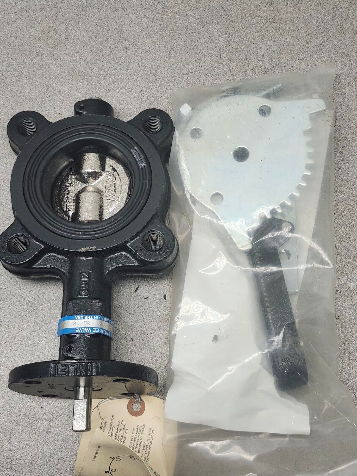 NEW IN BOX MILWAUKEE 2-1/2" BUTTERFLY VALVE ML222B DK
