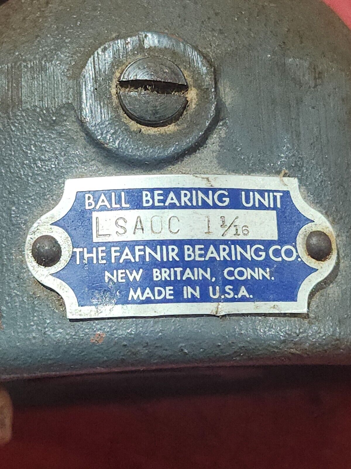 NEW NO BOX FAFNIR PILLOW BLOCK BEARING 1-1/16'' LSAOC