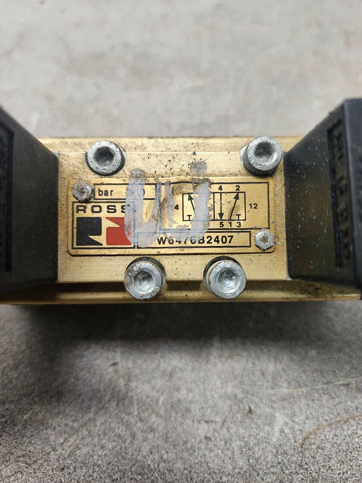 USED ROSS SOLENOID VALVE W6476B2407