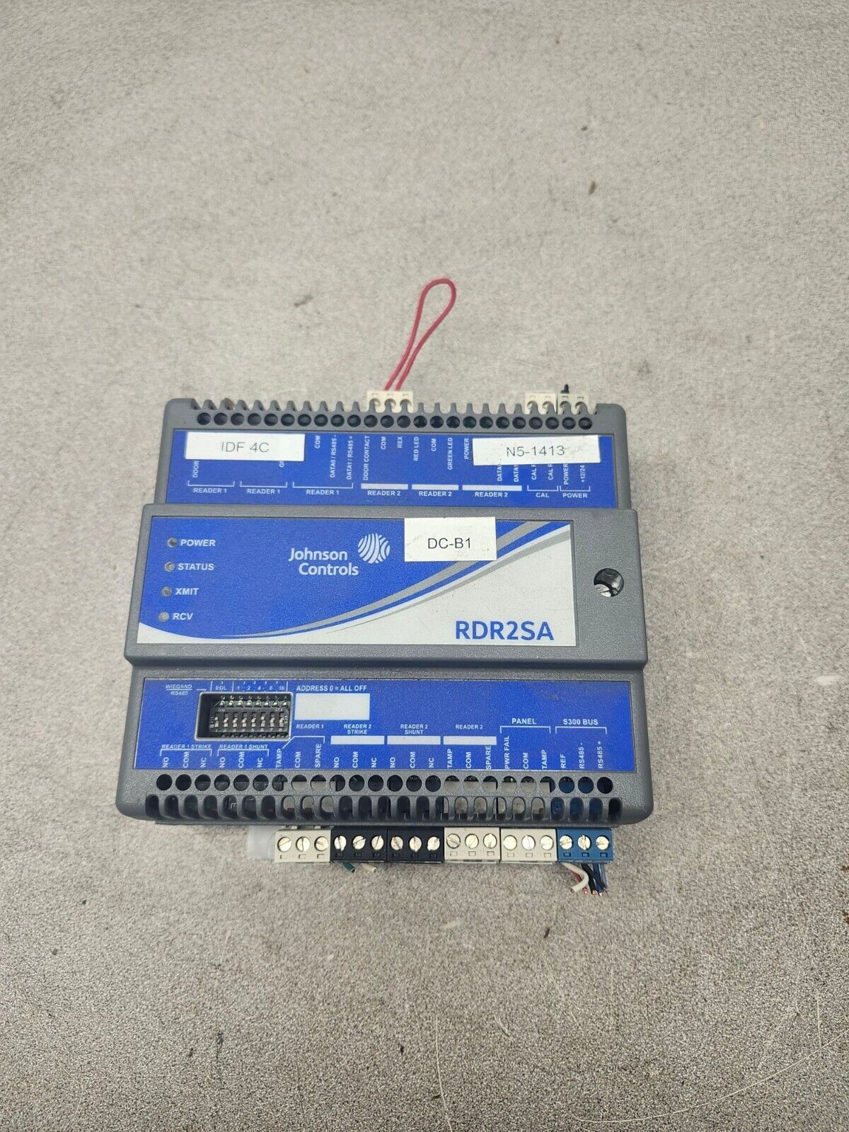 USED NO BOX JOHNSON CONTROL MODULE- PROVIDES INTERFACE CONTROL S300-DIN-RDR2SA