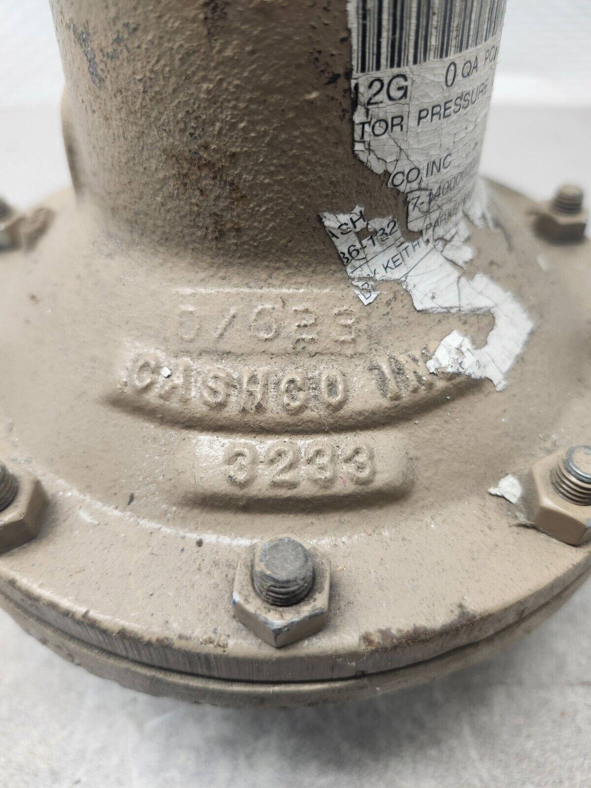 NEW NO BOX CASHCO PRESSURE REDUCING 3/4'' NPT D BRZ7CI7B2