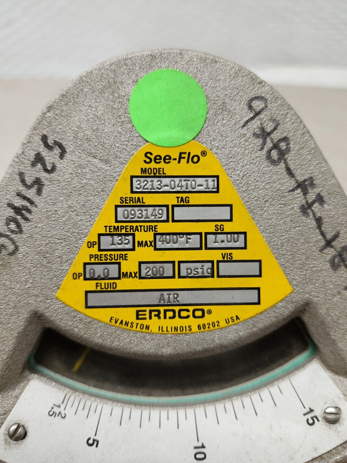 NEW NO BOX SEE FLO METER 3213-04T0-11